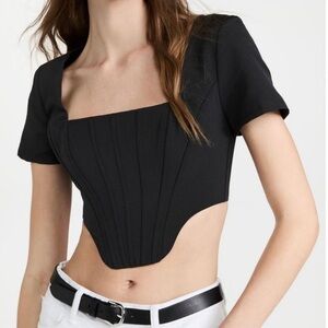 STAUD Peony Corset Crop Top 6